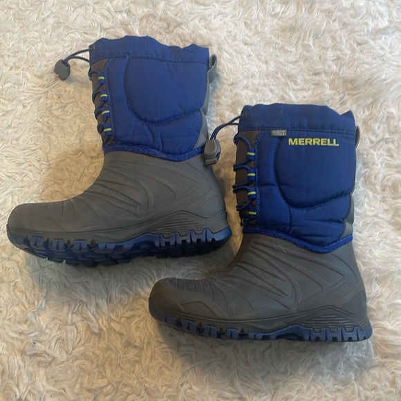 Merrell Snow Quest Boys Waterproof Boots - Picture 3 of 7